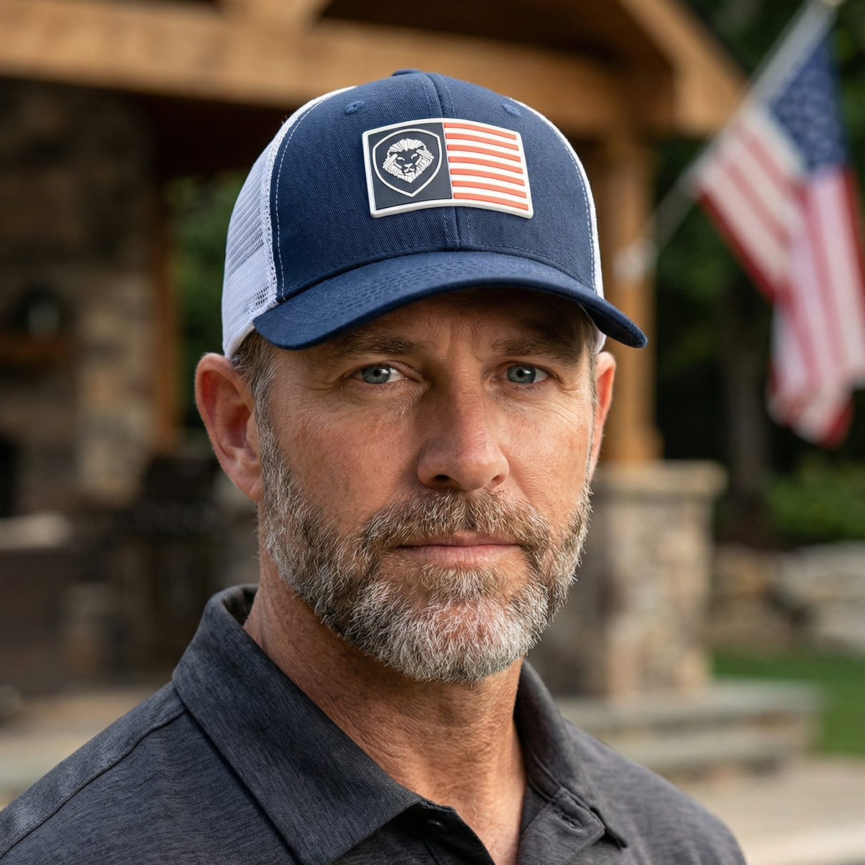 Valuetainment Flag Future Looks Bright Trucker Hat