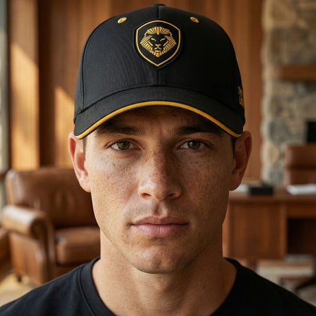 Future Looks Bright Flex Fit Hat - Black & Gold
