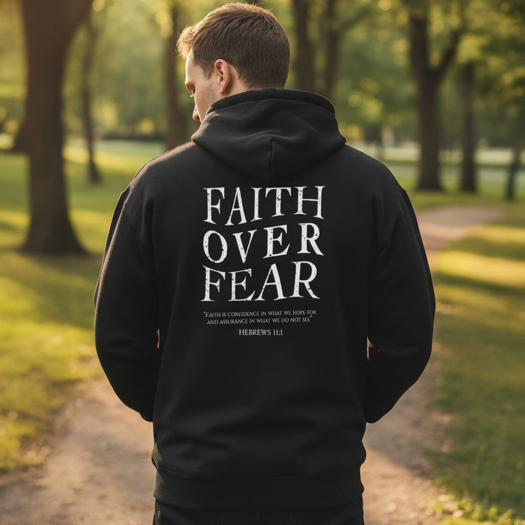 Faith Over Fear Lionshield Hoodies