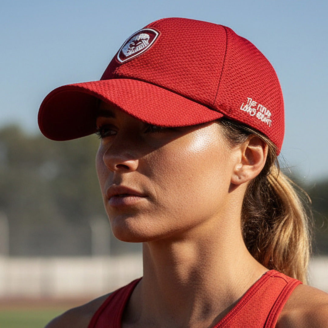 VT Shield Future Looks Bright Burgundy Velcro Performance Hat