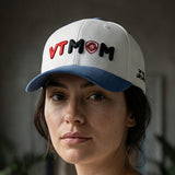Future Looks Bright VT MOM White & Denim Dual Tone Snapback Hat