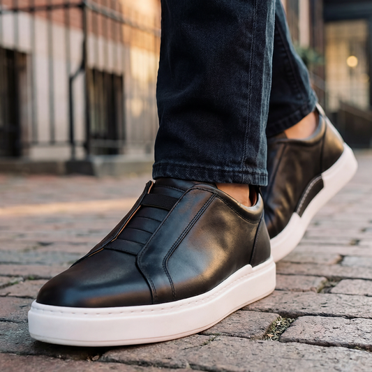 FLB Premium Italian Leather Shoe - Black
