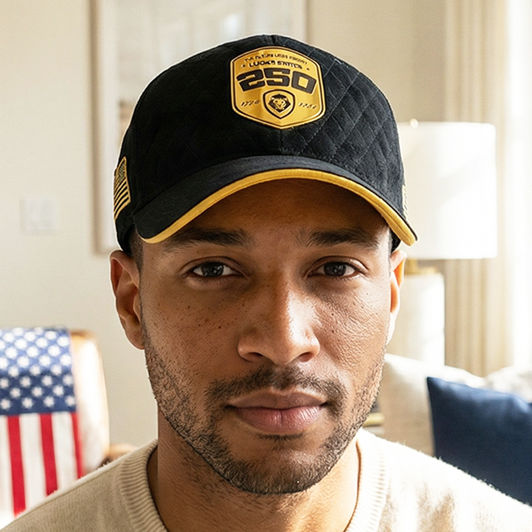 Limited Edition FLB United States 250 Black and Gold Snapback Hat