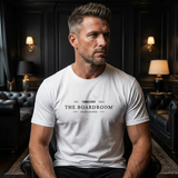 The Board Room Cigar Lounge TM White Short Sleeve T-Shirt