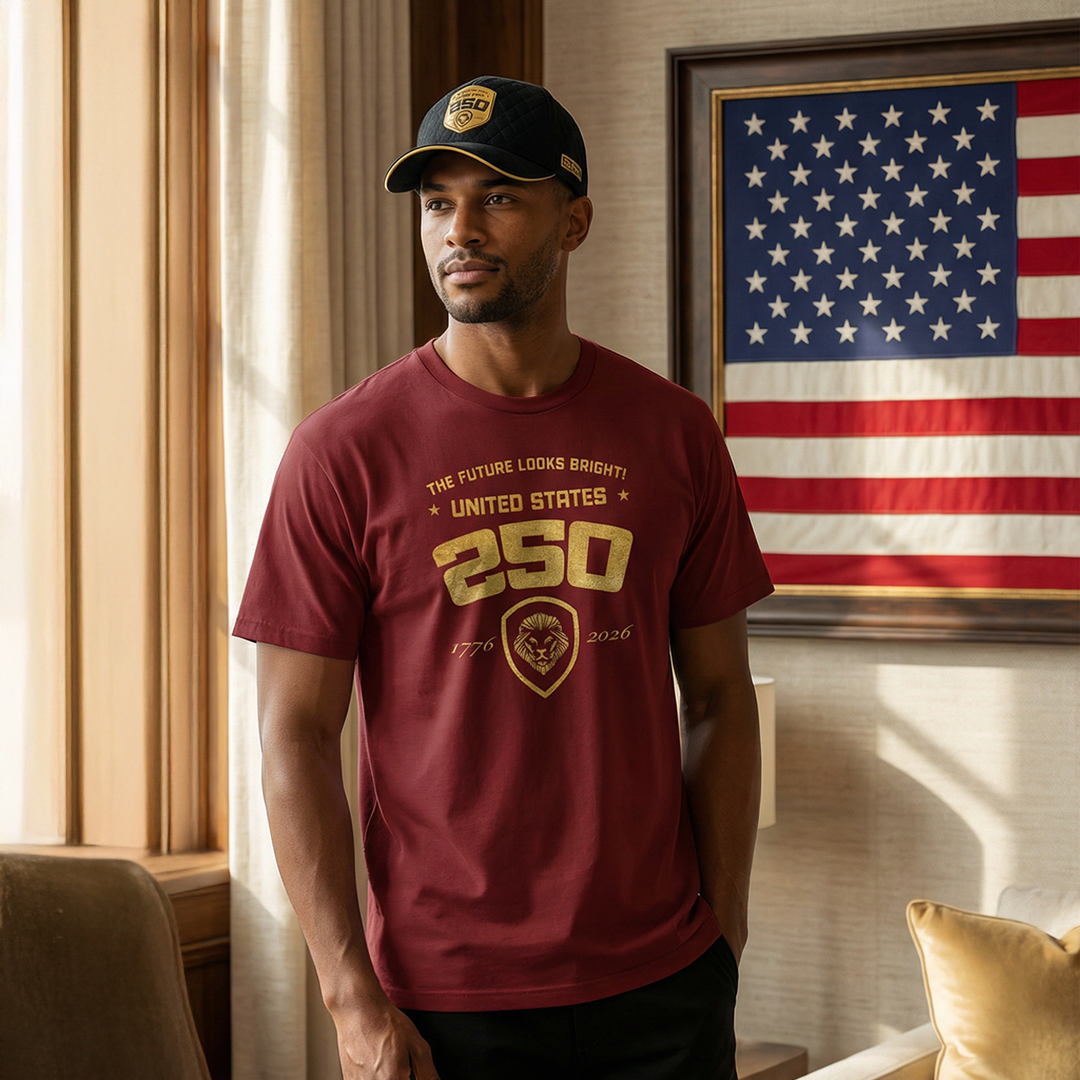 Limited Edition FLB United States 250 Black and Gold Snapback Hat