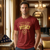 Future Looks Bright USA 250 okay Gold Short Sleeve T-Shirt
