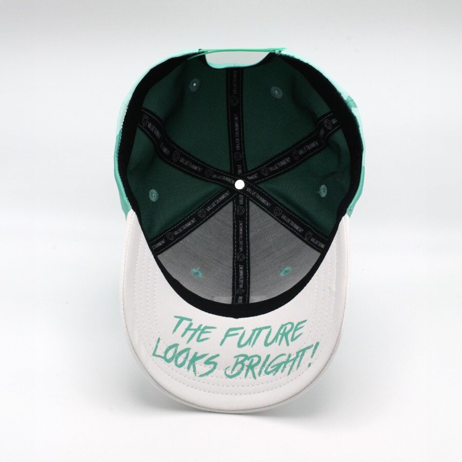 VT Shield Logo Future Looks Bright Mint Snapback Hat