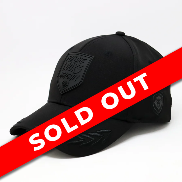 Limited Edition** 1 of 150 Future Looks Bright Black Out Snapback