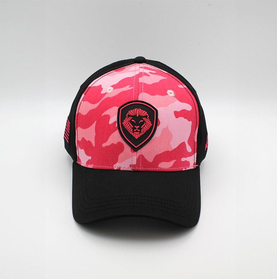 VT Shield Logo Future Looks Bright Red & Pink Camo Snapback Hat