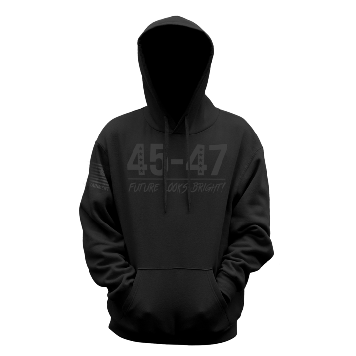 Future Looks Bright Black Inauguration Hoodie