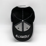 Allegedly Black & White Future Looks Bright Snapback Hat