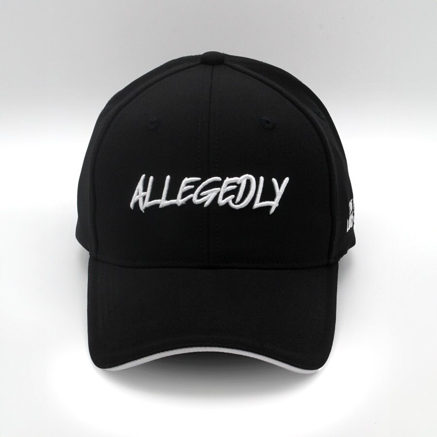 Allegedly Black & White Future Looks Bright Snapback Hat