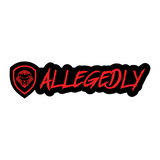 Valuetainment Allegedly Sticker (2"x 6")