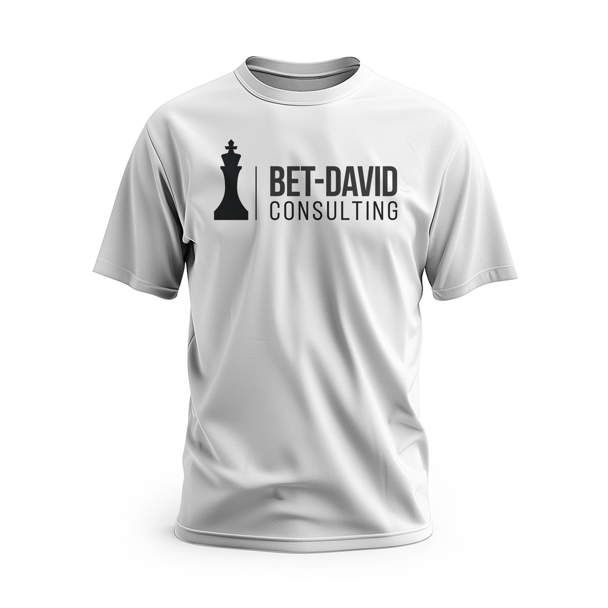 Bet-David Consulting Black and White Short Sleeve T-Shirt