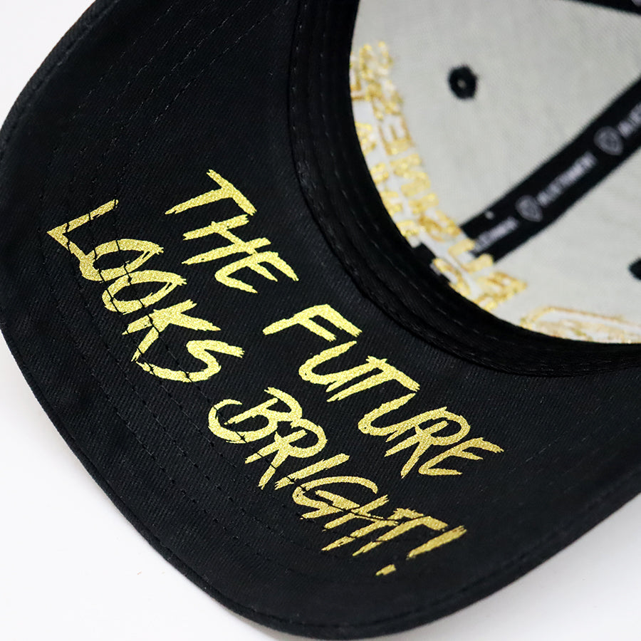 Business is War Gold and Black Snapback Hat