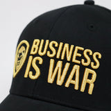 Business is War Gold and Black Snapback Hat