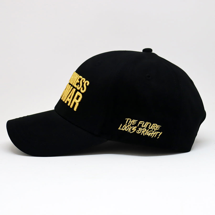 Business is War Gold and Black Snapback Hat