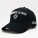Business is War Silver and Black Snapback Hat