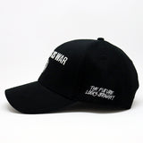 Business is War Silver and Black Snapback Hat