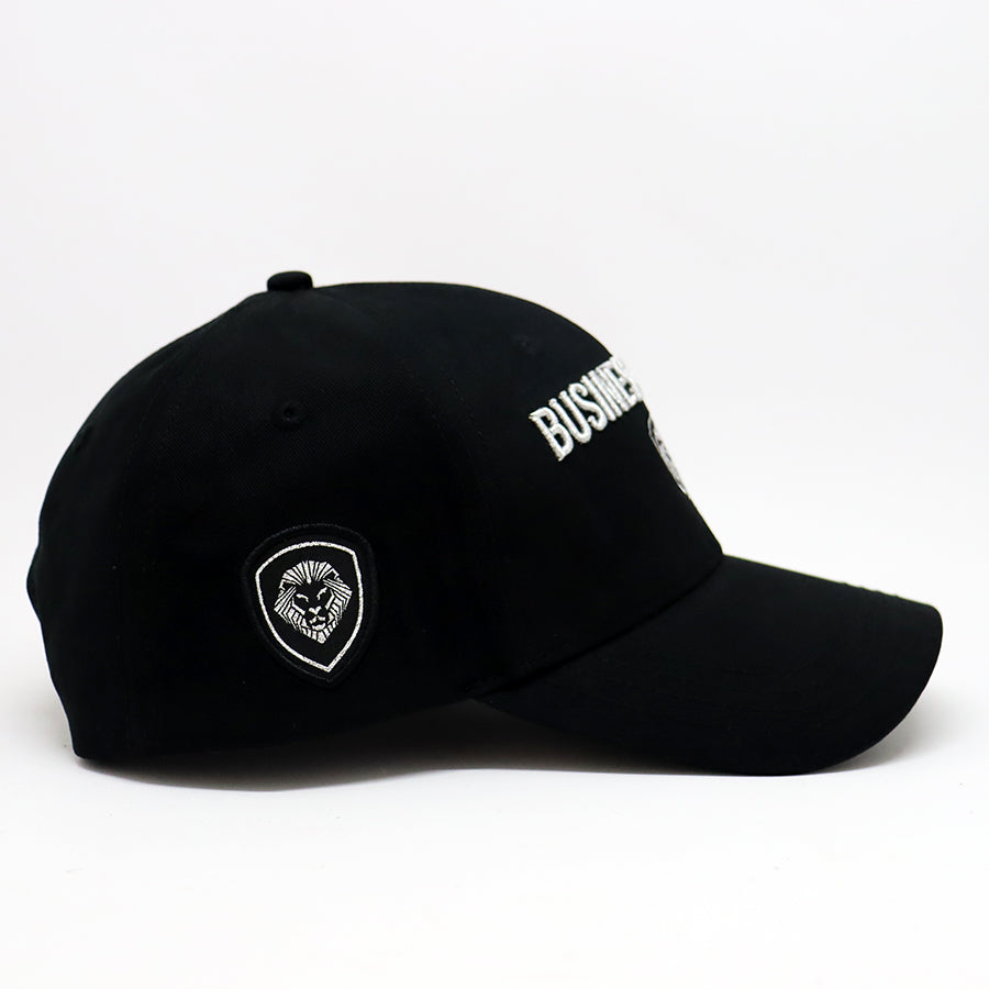 Business is War Silver and Black Snapback Hat