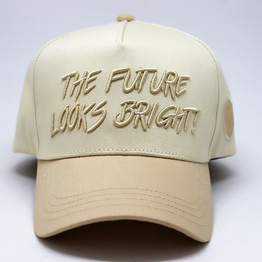 Future Looks Bright Beige Snapback hat