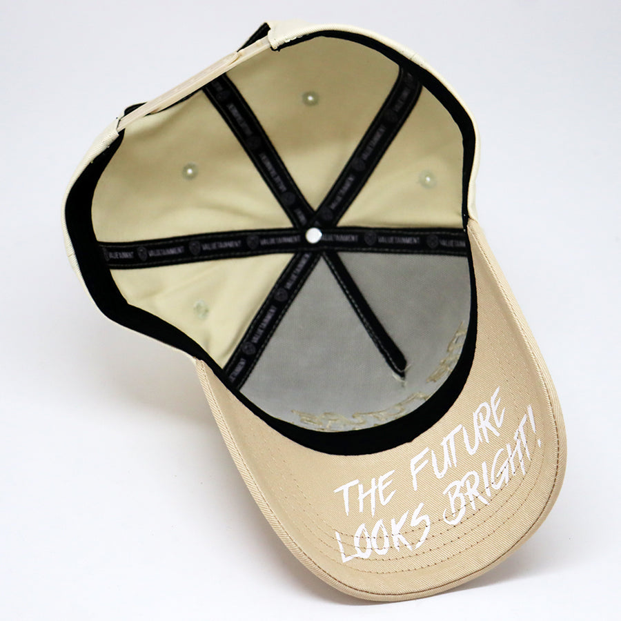 Future Looks Bright Beige Snapback hat