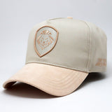 VT Shield Future Looks Bright Peached Suede Brim with leather strap Hat