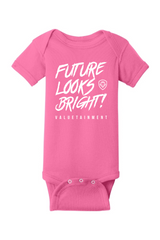 Future Looks Bright! Infant Short Sleeve Baby Onesie