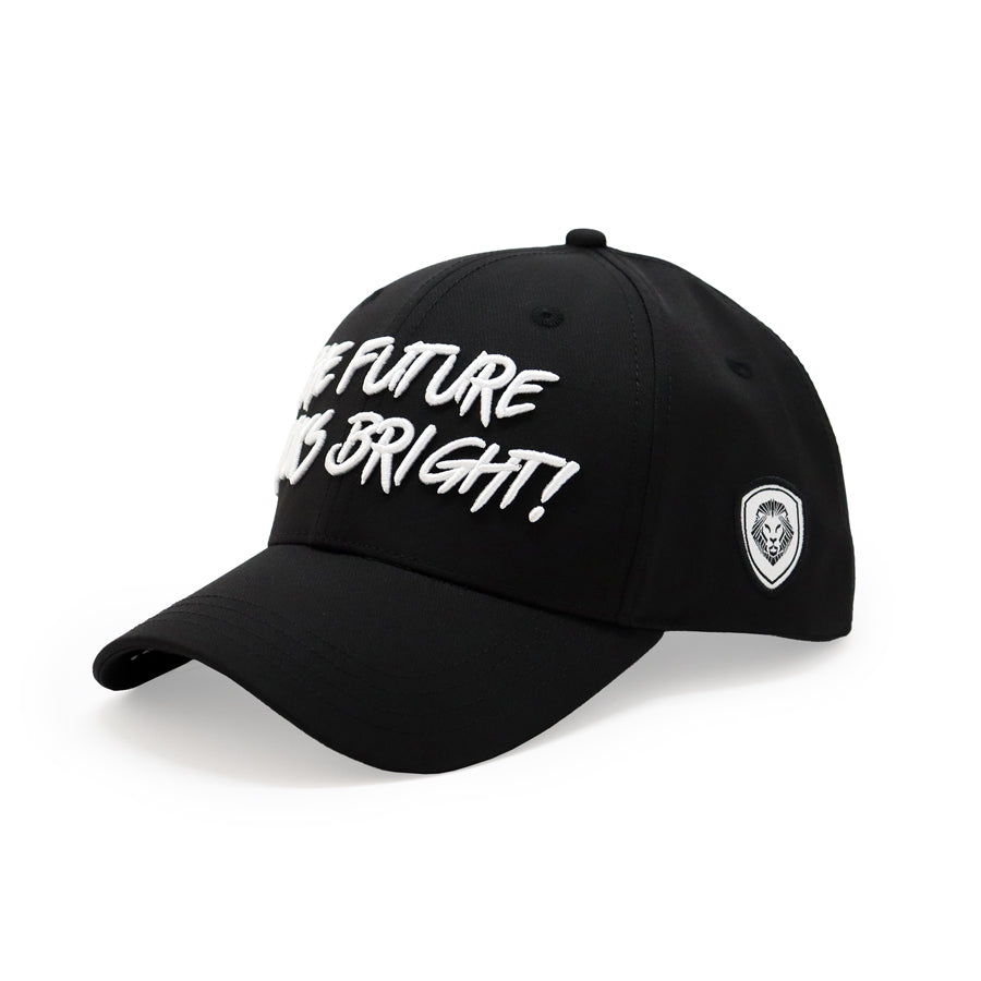 Future Looks Bright Black & White Snapback hat