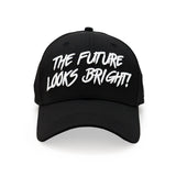 Future Looks Bright Black & White Snapback hat