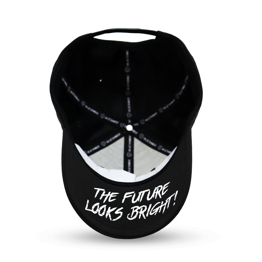 Future Looks Bright Black & White Snapback hat