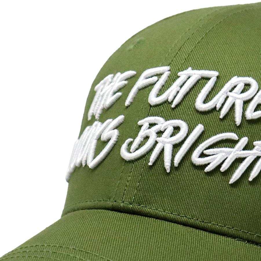 Future Looks Bright Army Green Snapback Hat