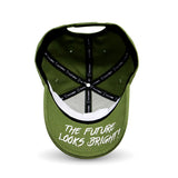 Future Looks Bright Army Green Snapback Hat