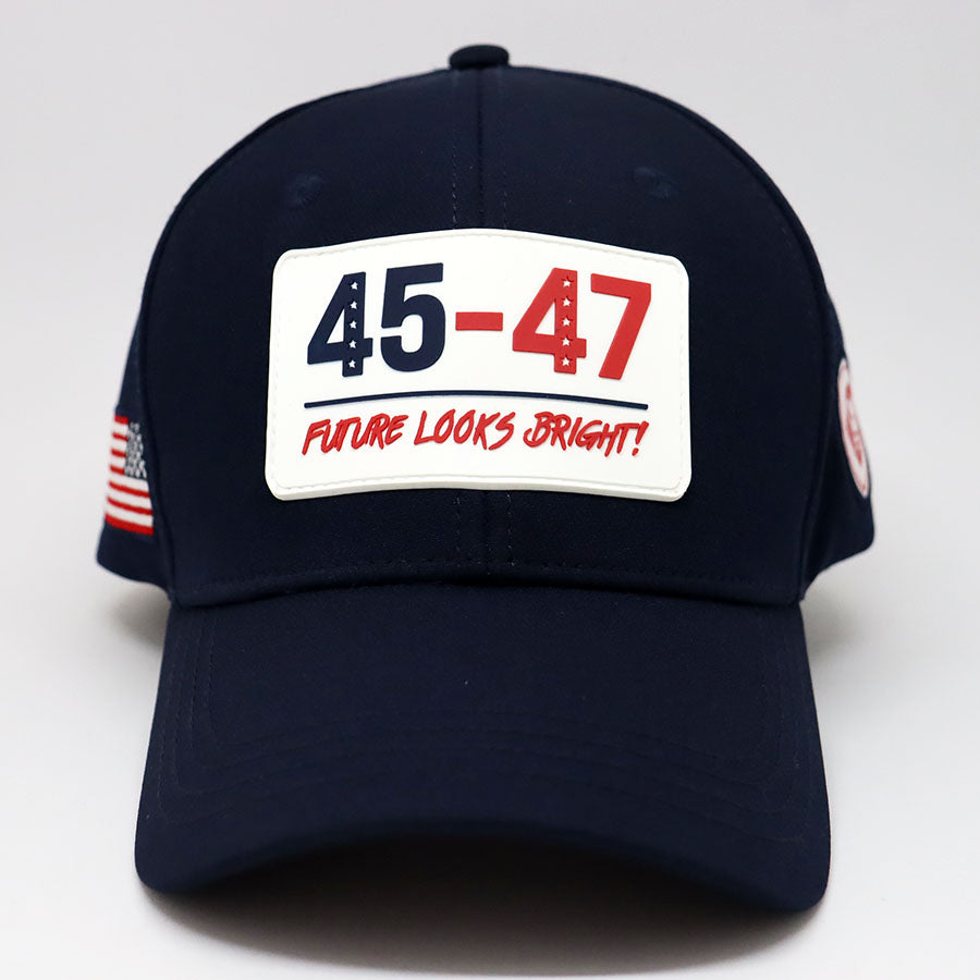 Future Looks Bright 45-47 Inauguration Navy Snapback Hat