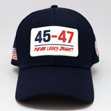 Future Looks Bright 45-47 Inauguration Navy Snapback Hat