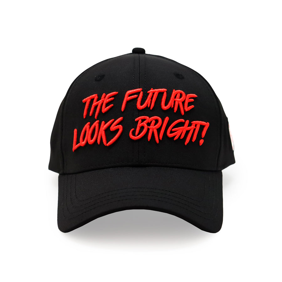 Future Looks Bright Black & Red Snapback hat