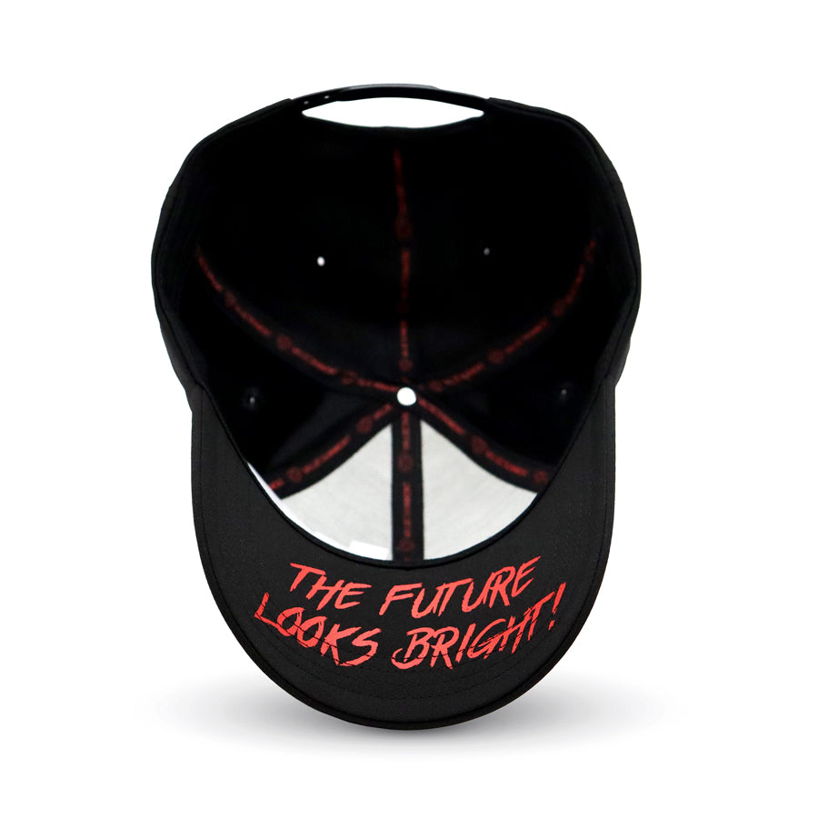 Future Looks Bright Black & Red Snapback hat