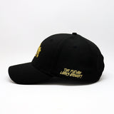 Future Looks Bright Black and Gold Royal Crest Snapback Hat