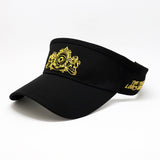 Future Looks Bright Royal Crest Black and Gold Visor