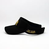 Future Looks Bright Royal Crest Black and Gold Visor