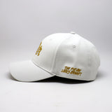 Future Looks Bright White and Gold Royal Crest Snapback Hat