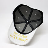 Future Looks Bright White and Gold Royal Crest Snapback Hat