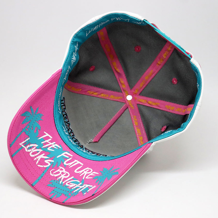 Future Looks Bright Valuetainment Orlando White and Teal Snapback