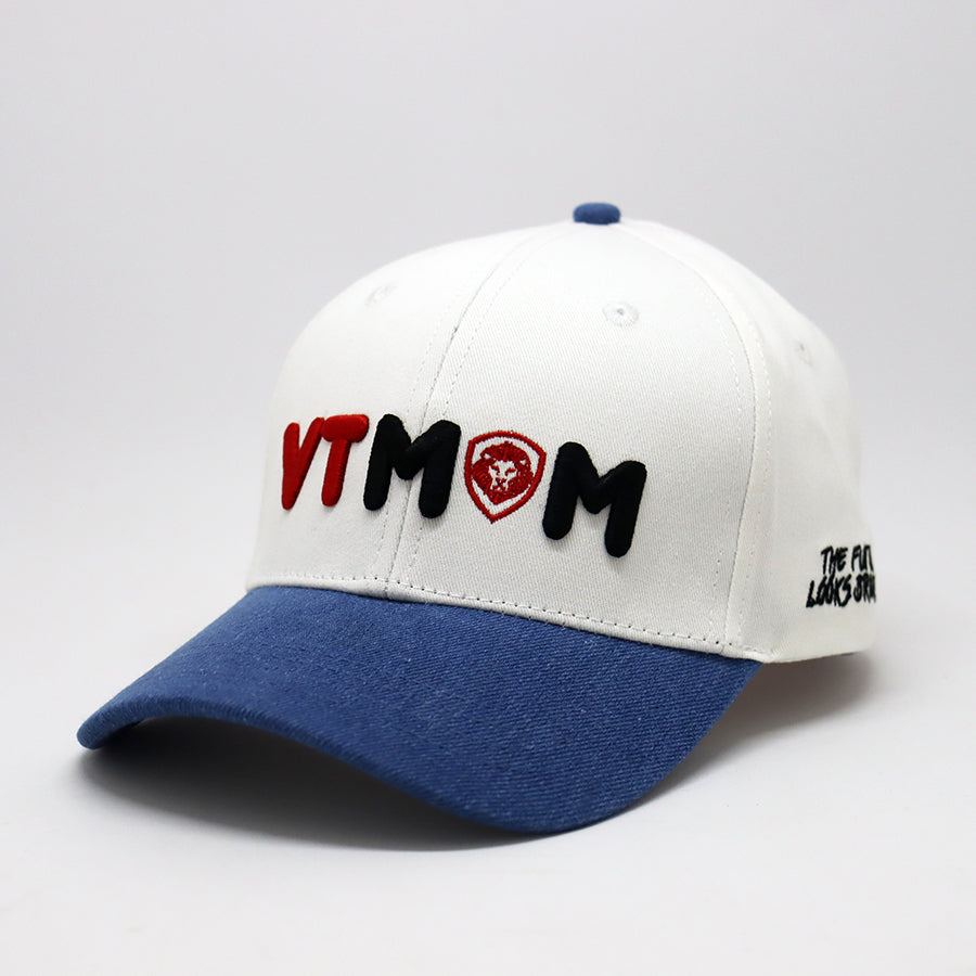 Future Looks Bright VT MOM White & Denim Dual Tone Snapback Hat