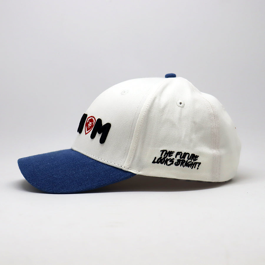 Future Looks Bright VT MOM White & Denim Dual Tone Snapback Hat