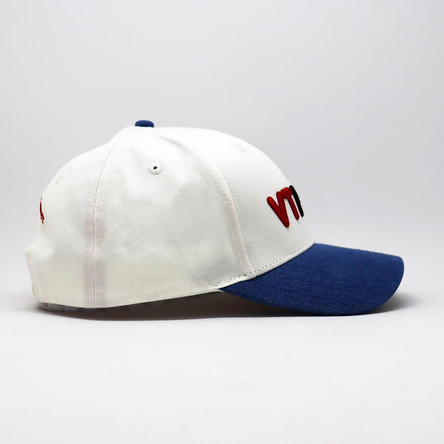 Future Looks Bright VT MOM White & Denim Dual Tone Snapback Hat