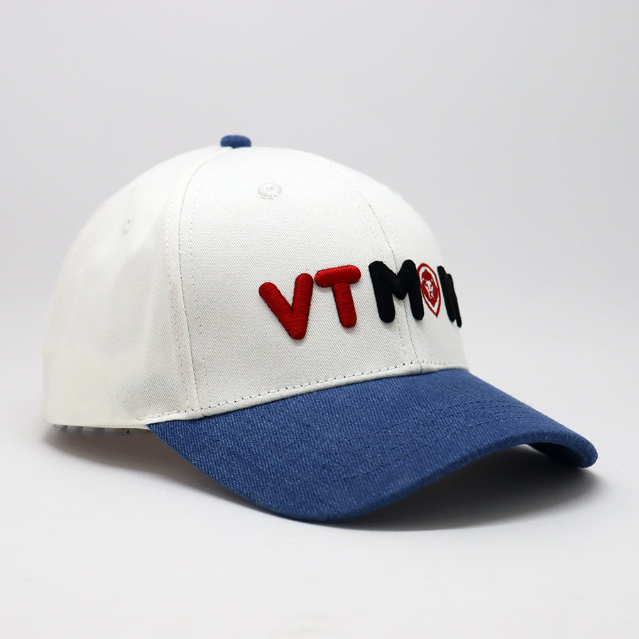 Future Looks Bright VT MOM White & Denim Dual Tone Snapback Hat