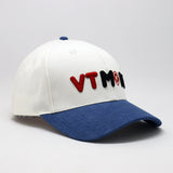 Future Looks Bright VT MOM White & Denim Dual Tone Snapback Hat