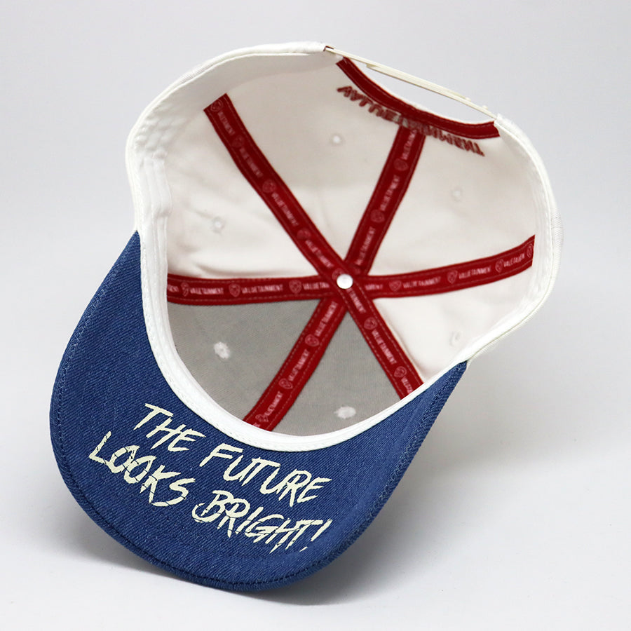 Future Looks Bright VT MOM White & Denim Dual Tone Snapback Hat