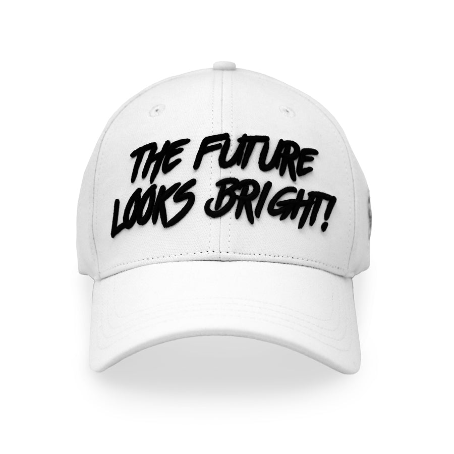 Future Looks Bright White & Black Snapback hat